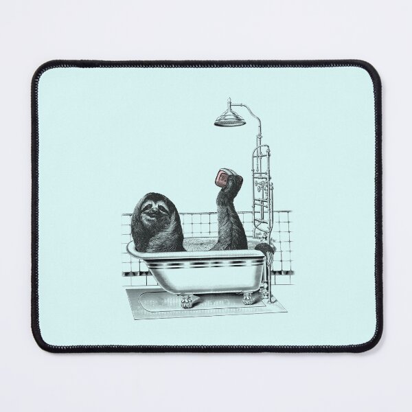 Item preview, Bathing sloth (blue) designed and sold by Madame Memento.
