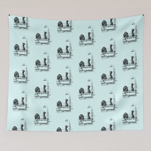Item preview, Bathing sloth (blue) designed and sold by Madame Memento.