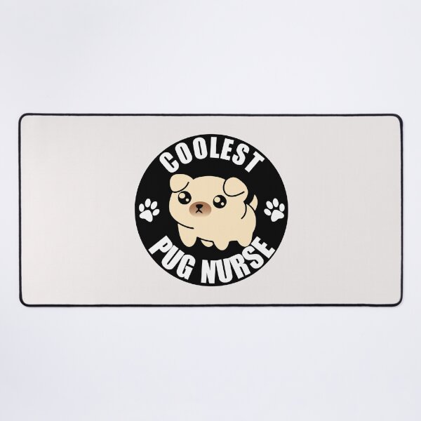 Item preview, The Coolest Pug Nurse designed and sold by Pugstuff.