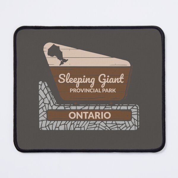 Item preview, Sleeping Giant Provincial Park Ontario Canada Entrance Welcome Sign ON designed and sold by palmettodigital.