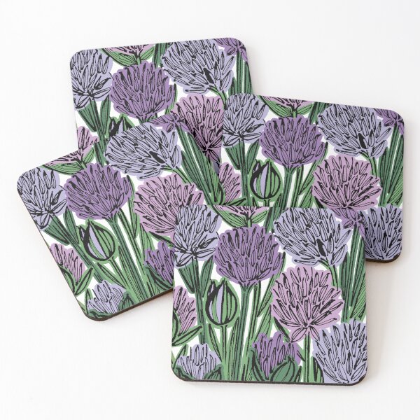 Item preview, Chive Herb Flowers designed and sold by aimeemacillo.