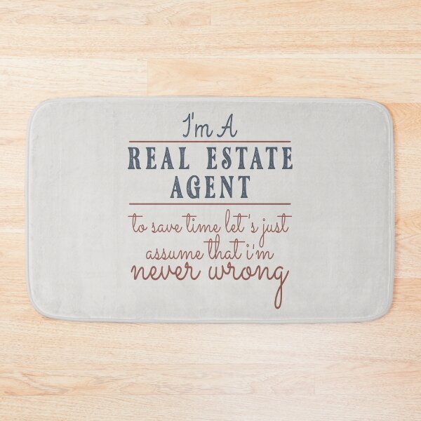 Item preview, I'm A Real Estate Agent to Save Time Let's Just Assume that I'm Never Wrong Lawyer Quotes Lawyer Funny Gift idea Funny Lawyer Design designed and sold by Mmmm3344.