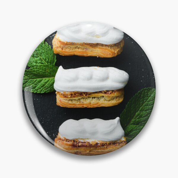 Item preview, Eclairs, cake — Food kitchen poster/blackboard, photo art designed and sold by GreekTavern1979.