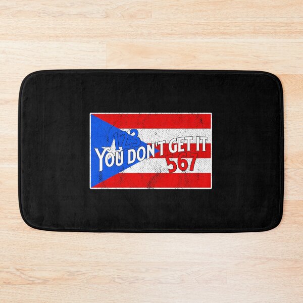 Item preview, Puerto Rico Flag 123 567 Salsa designed and sold by Dubbra.