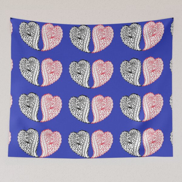 Item preview, Red and Black  Hearts designed and sold by KazM.