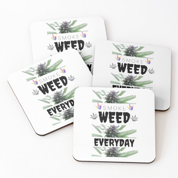 Item preview, Smoke Weed Every Day Marijuana Lovers Pot Leaf 420 Kush Funny designed and sold by BestDesignbySof.