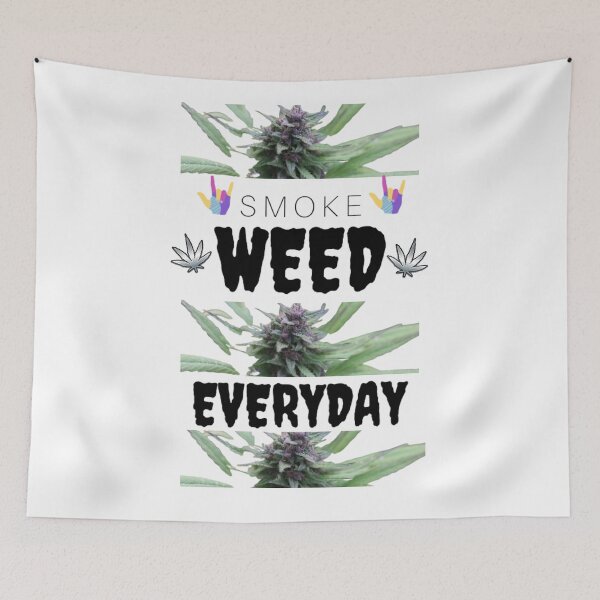 Item preview, Smoke Weed Every Day Marijuana Lovers Pot Leaf 420 Kush Funny designed and sold by BestDesignbySof.