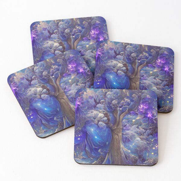 Item preview, Beautiful Tree in the Galaxy | Artificial Intelligence generated Art designed and sold by StudioMoesker.