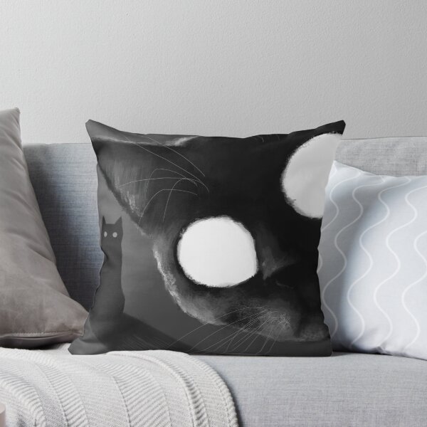 Item preview, Sigue moviéndote: arte de gato espeluznante designed and sold by Katie Beardmore.