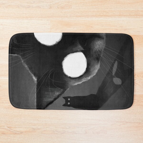 Item preview, Keep Moving - creepy cat art designed and sold by Katie Beardmore.