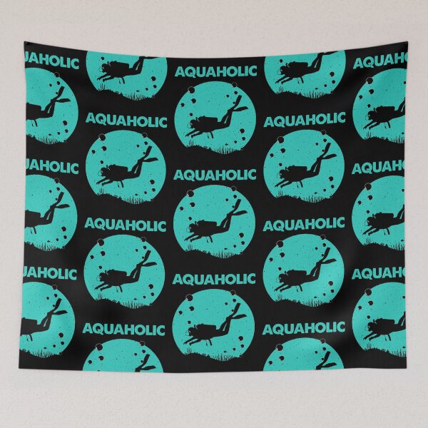 Item preview, Cool Scuba Diving Themed Scuba Dive Aquaholic designed and sold by Zaidan16.