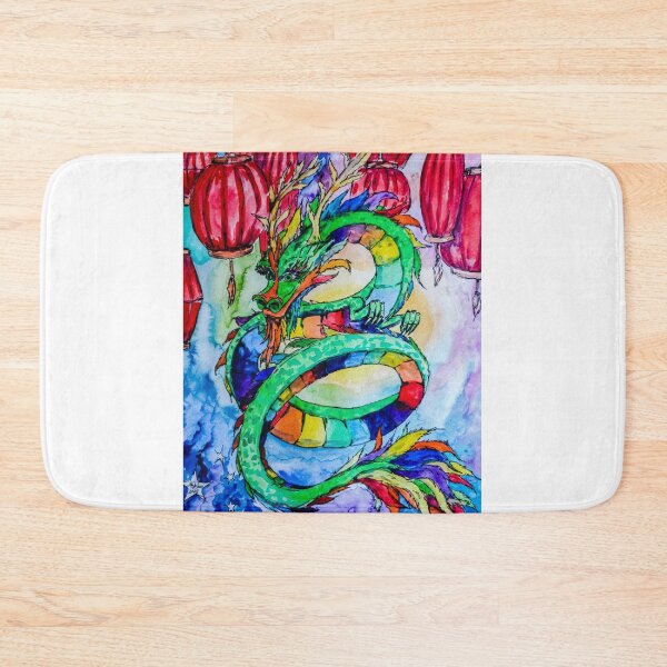 Item preview, Dragon, watercolour drawing by Marina Daniluka designed and sold by MariDaniArt.