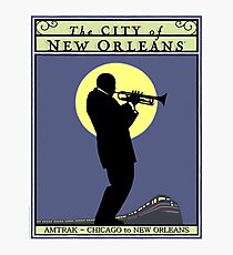 NEW ORLEANS: Weinlese-Amtrak-Zug-Werbungs-Druck Fotodruck
