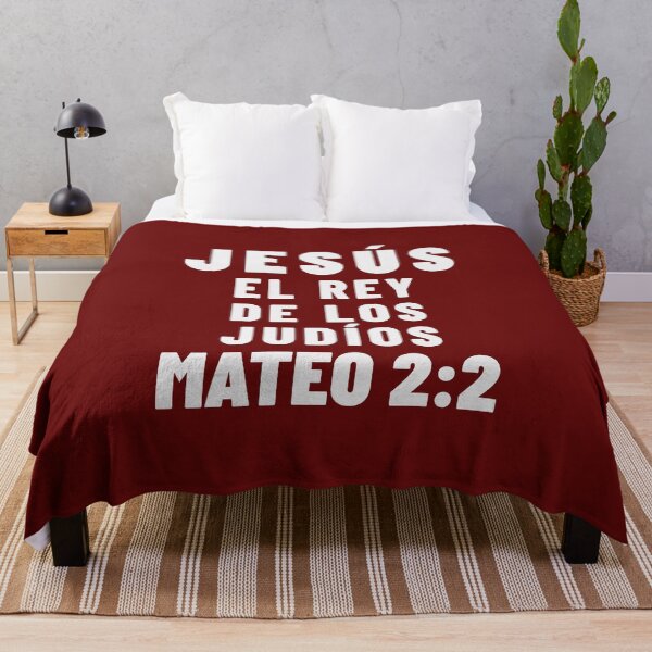 Item preview, Matthew 2:2 Jesus King of the Jews Spanish Bible Verse designed and sold by NombresDeJesus.