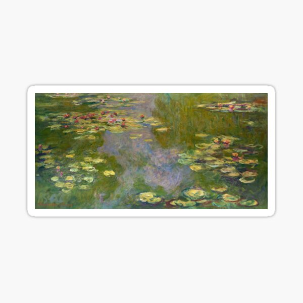 Vista previa del artículo con la obra «Monet, Nenúfares», diseñado y vendido por Classical Weasel.