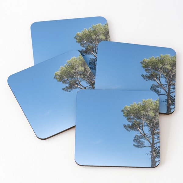 Item preview, Pine Tree with clear blue sky designed and sold by stedata.