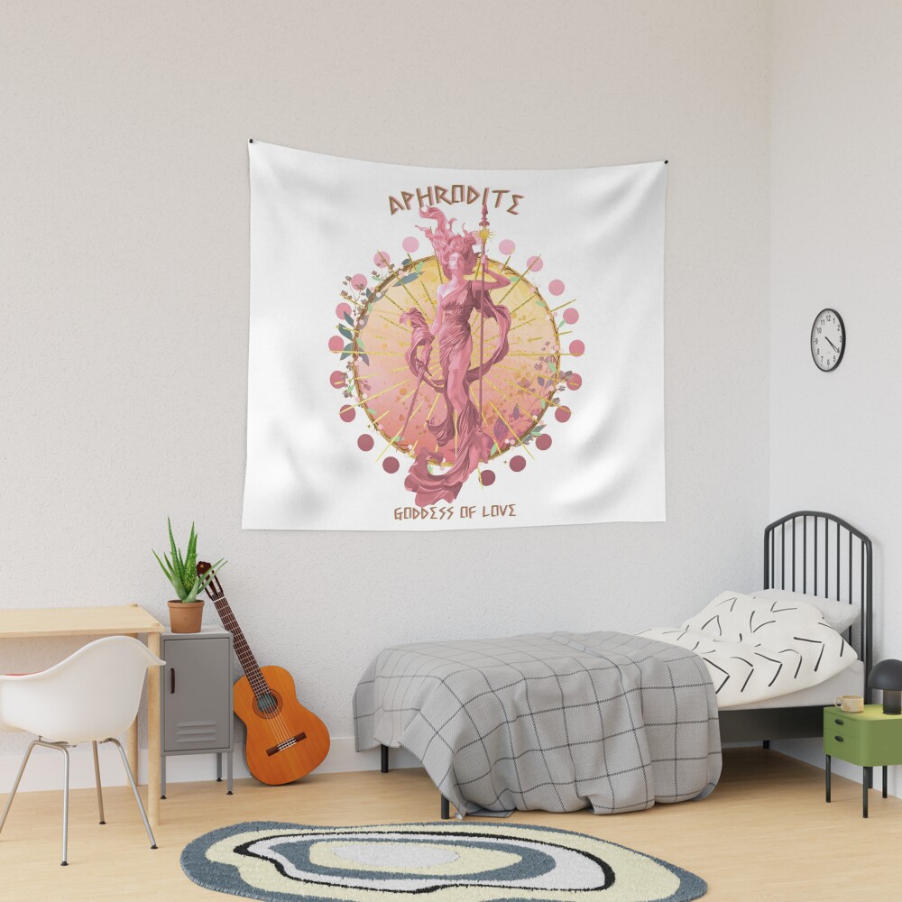 Póster con la obra «Afrodita diosa del amor mitología griega, oro» de  Mirksaz-designs | Redbubble