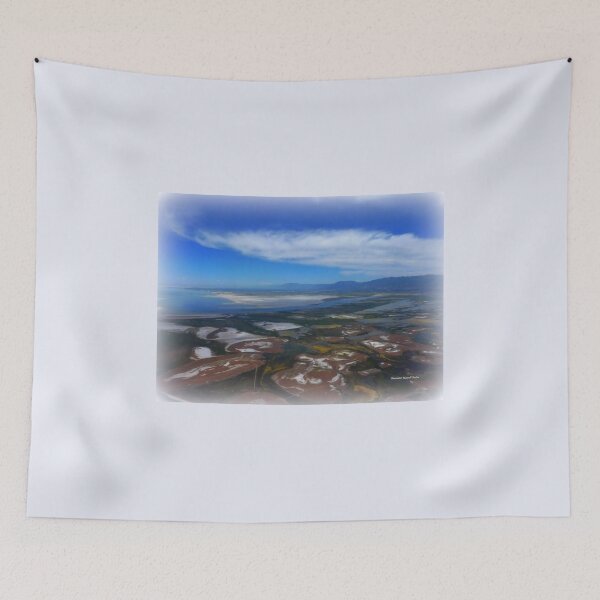 Item preview, Flying over the Salt Flats of Utah designed and sold by Charmiene Maxwell-Batten.
