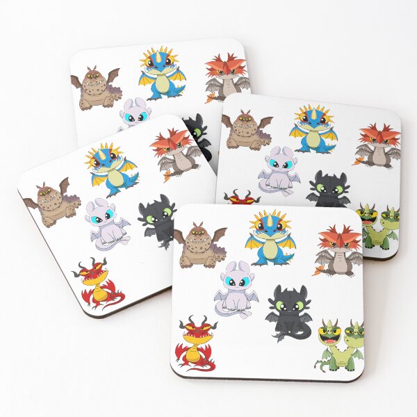 Item preview, Dragons set, httyd characters, how to train your dragon, cute baby dragons for kids  designed and sold by DeclanPillinger.