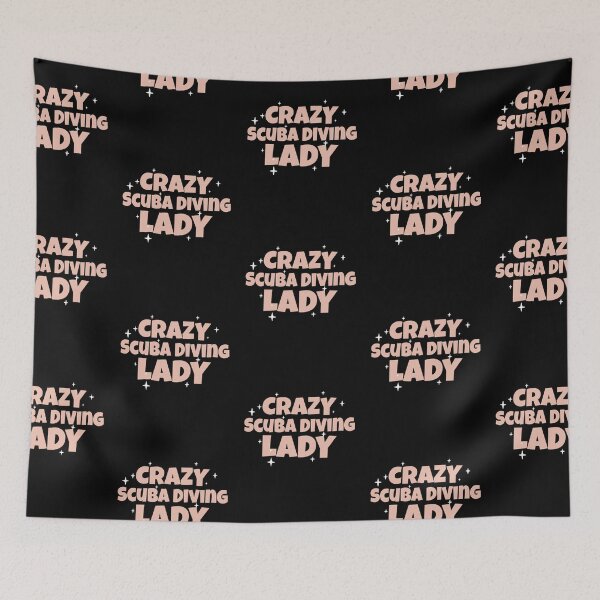 Item preview, Crazy Scuba Diving Lady Scuba Diving Scuba Diver designed and sold by Zaidan16.