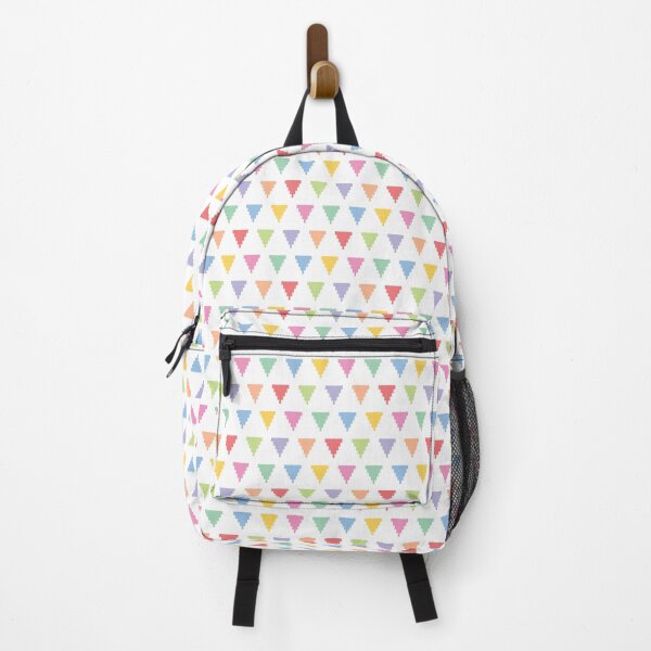 Item preview, Rainbow of pixelated triangles designed and sold by Petits Pixels.