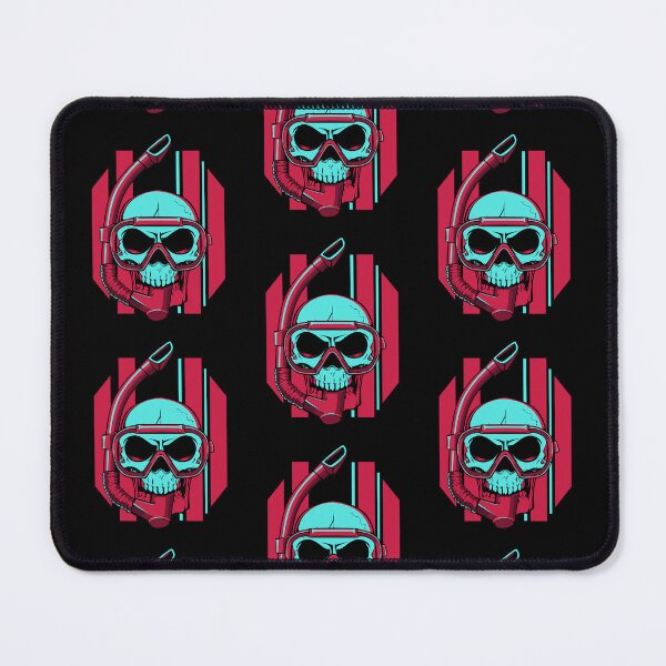 Item preview, Creepy Aqualunger Skull Diving Swimming Ocean Scuba Diving designed and sold by Zaidan16.
