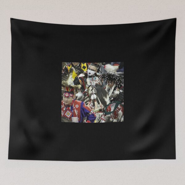 Item preview, Male Pow Wow Dancers Throw Pillow designed and sold by addeoovrteqt.