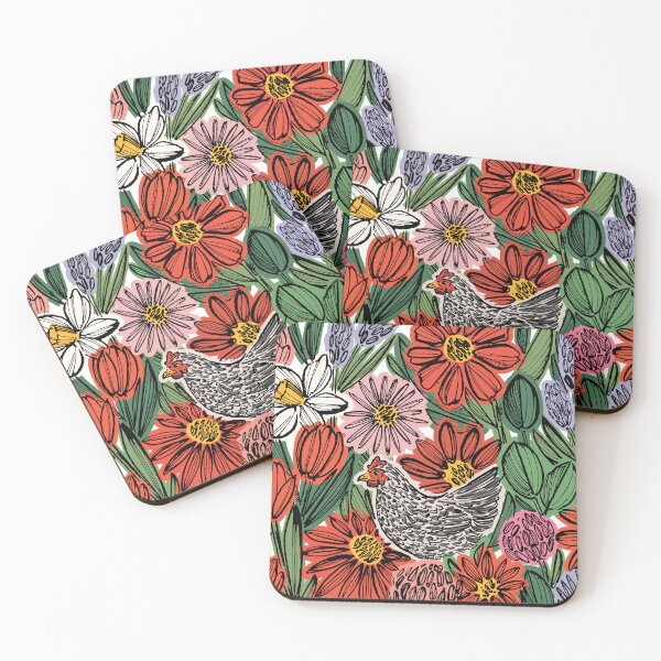 Item preview, Country Garden Clover Chicken designed and sold by aimeemacillo.