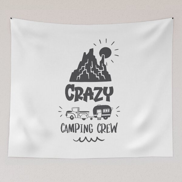 Item preview, Crazy Camping Crew designed and sold by I'm  Redz.