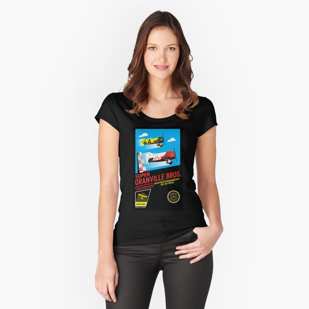 Item preview, Fitted Scoop T-Shirt designed and sold by Aeronautdesign.