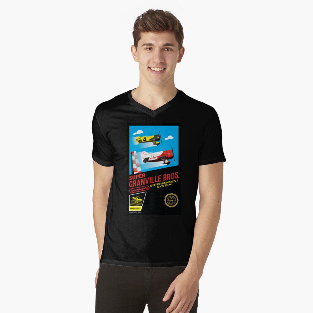 Item preview, V-Neck T-Shirt designed and sold by Aeronautdesign.