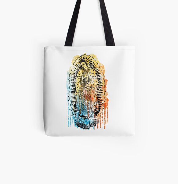 Virgen de Guadalupe Bolsa estampada de tela