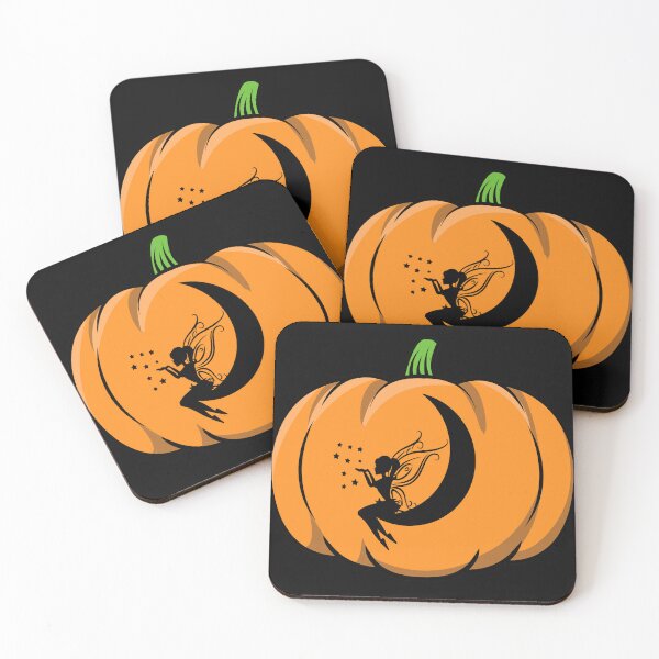 Item preview, Halloween Fairy sitting on Moon Jack O Lantern Pumpkin  designed and sold by funnytshirtemp.