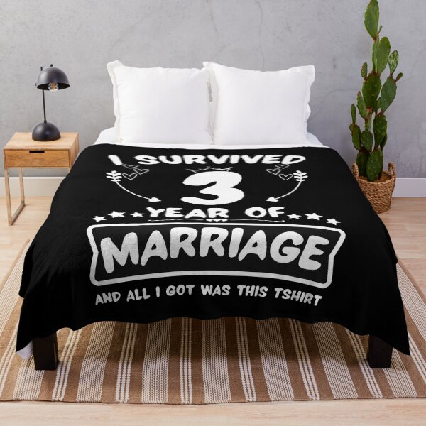 Item preview, Survived 3 Years Marriage Happy 50th Anniversary Funny Couples designed and sold by JoshBulky.