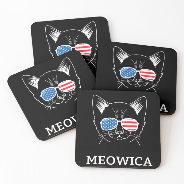 Item preview, MEOWICA FOURTH OF JULY CAT! INDEPENDENCE DAY CAT! 4TH OF JULY! designed and sold by fluffyfriends.