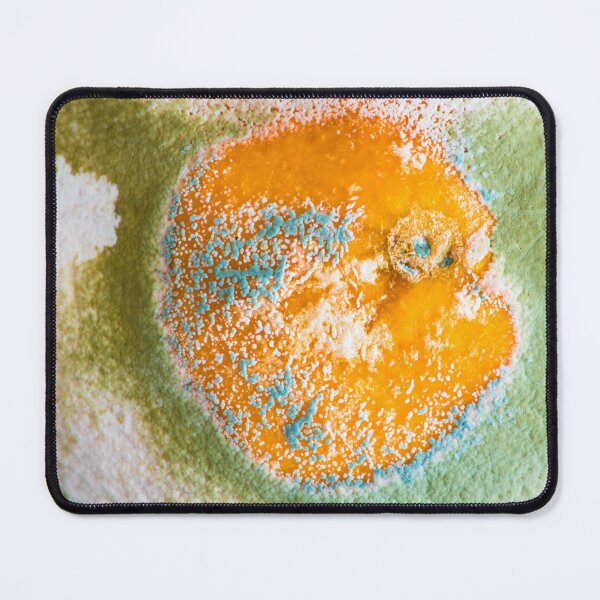 Item preview, White, Blue & Green Mold on an Orange designed and sold by Bill Spengler's Photographic Thoughts.