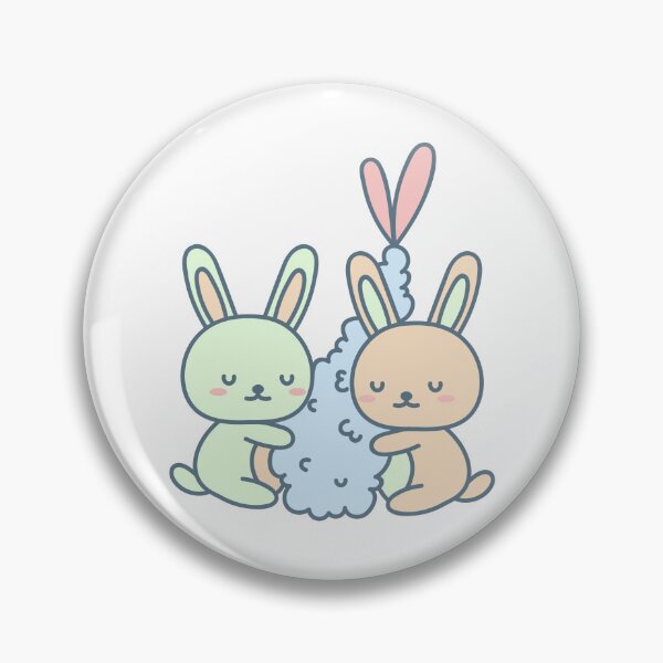 Item preview, Cute bunny unlabled flag colours  designed and sold by Holly-berry-art.