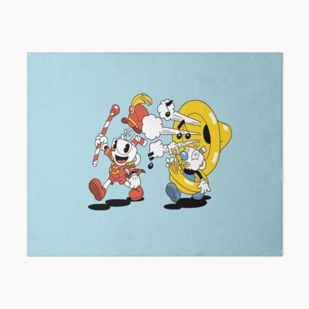 The cuphead show Art Board Print for Sale by Pini - Toon