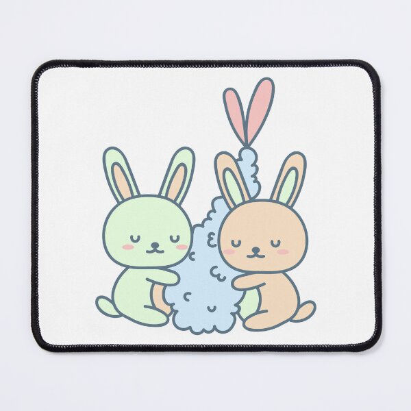 Item preview, Cute bunny unlabled flag colours designed and sold by Holly-berry-art.