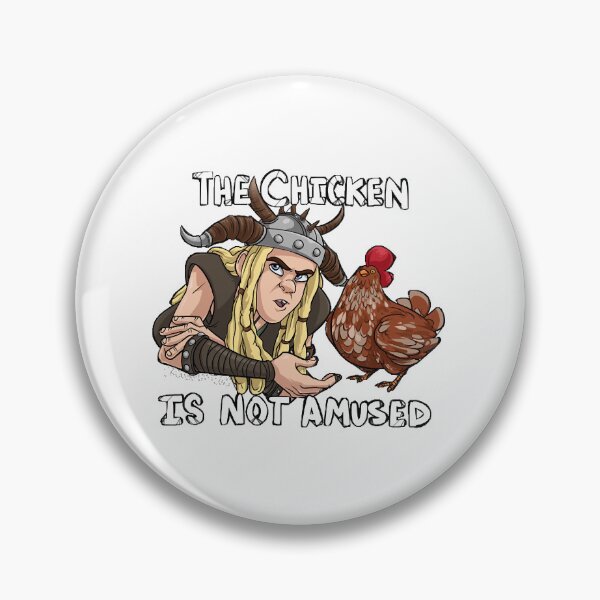 Item preview, The Chicken is Not Amused  designed and sold by DeclanPillinger.