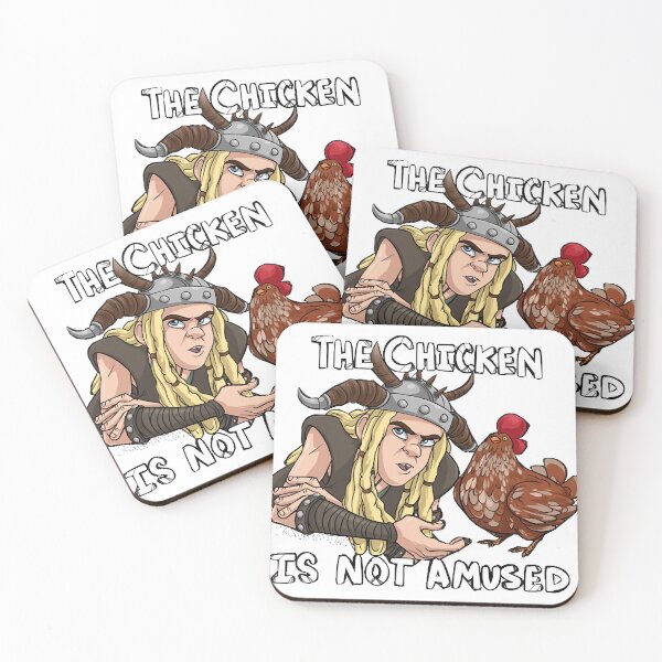 Item preview, The Chicken is Not Amused  designed and sold by DeclanPillinger.
