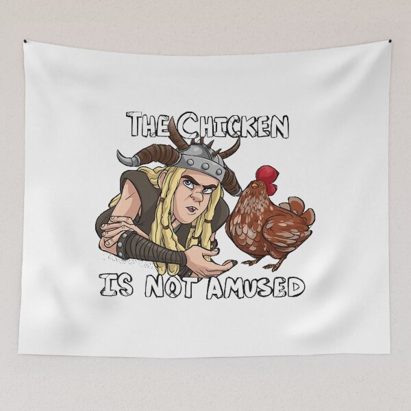 Item preview, The Chicken is Not Amused  designed and sold by DeclanPillinger.