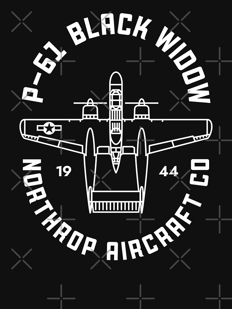 Artwork view, P-61 Black Widow designed and sold by Aeronautdesign