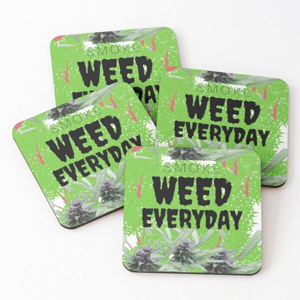 Item preview, Smoke Weed Every Day Marijuana Lovers Pot Leaf 420 Kush Funny designed and sold by BestDesignbySof.