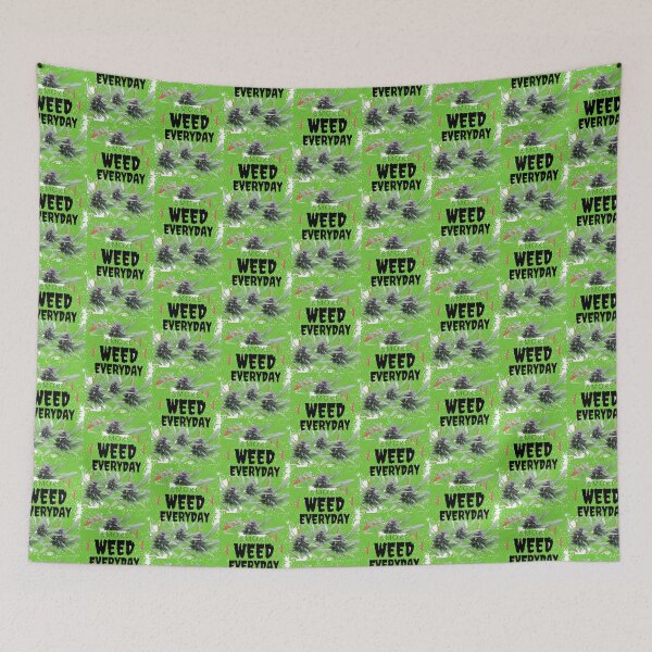 Item preview, Smoke Weed Every Day Marijuana Lovers Pot Leaf 420 Kush Funny designed and sold by BestDesignbySof.