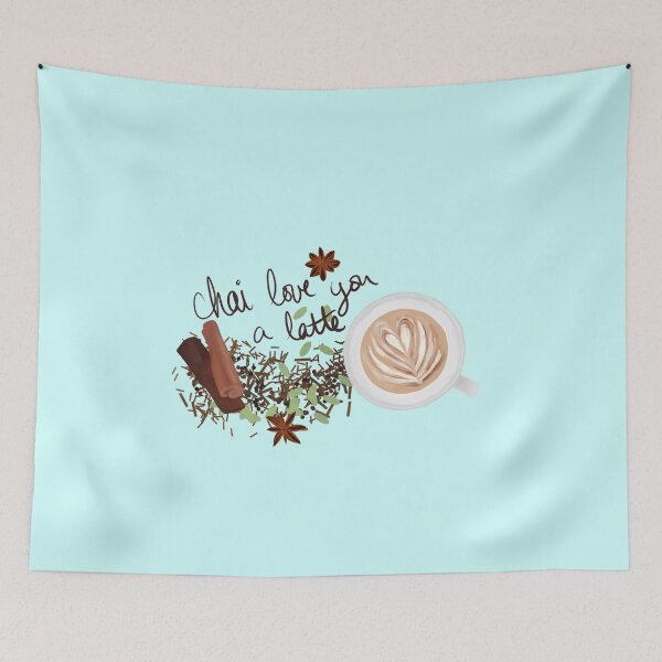 Item preview, Chai Love You a Latte designed and sold by Domoalleygato.