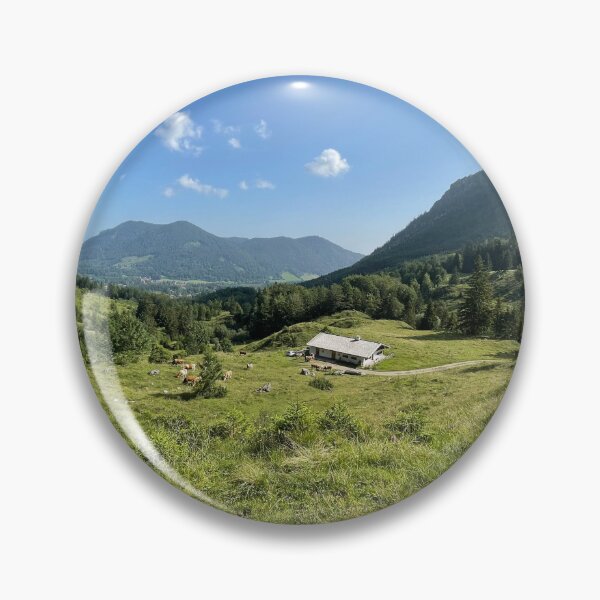 Item preview, View on a Grassfield with a Mountain in the Background designed and sold by Ti-Media.