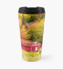 Autumn Horses Travel Mug