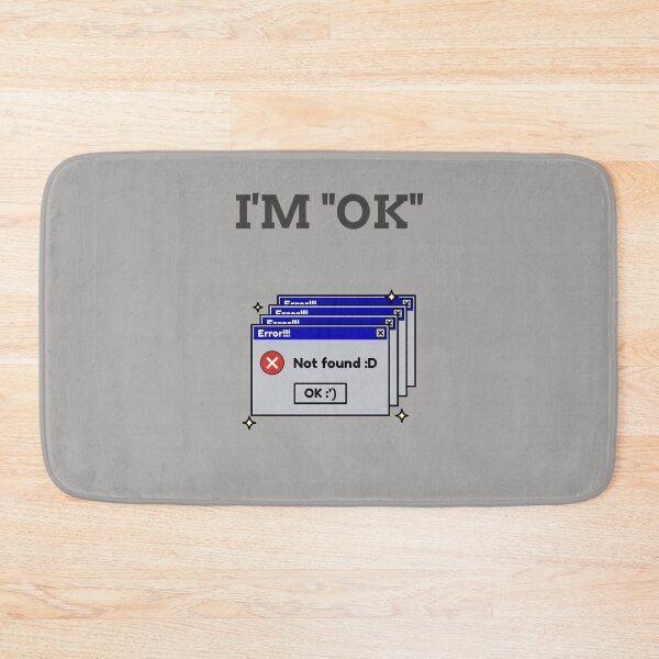 Item preview, I am "OK" - Error designed and sold by E-YO.