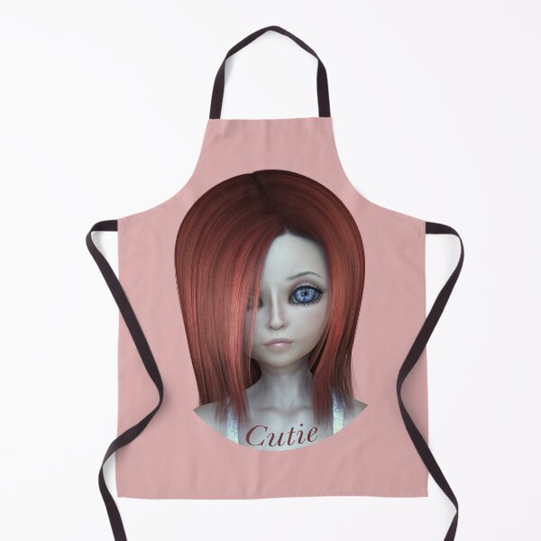 Item preview, Redhead lowbrow doll holding a red fish designed and sold by Britta Glodde.